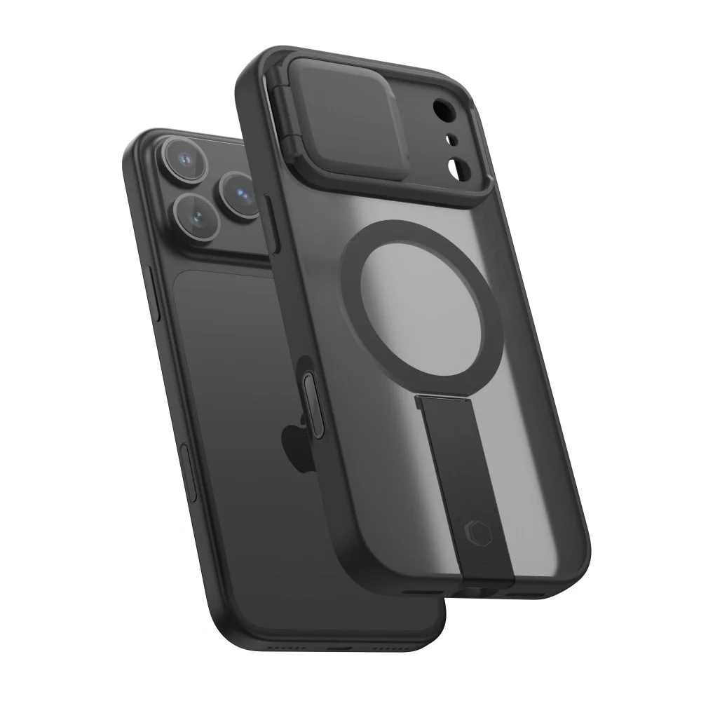 Tech-Protect Kevlar Aura MagSafe kryt na iPhone 17 Pro / 18 Pro, čierny