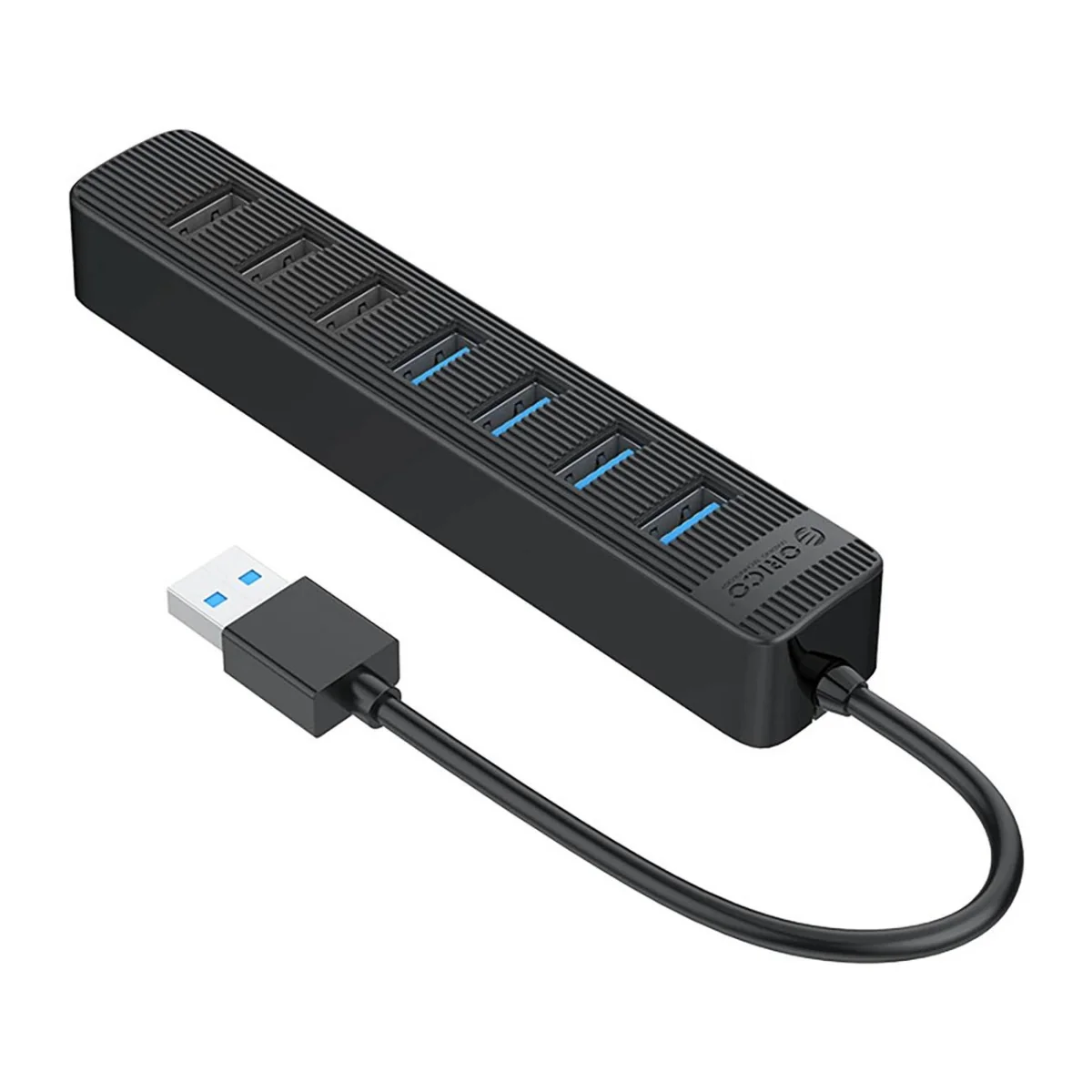 Orico TWU32-4A HUB adaptér USB 3.1 - USB 3.1 / 3x USB 2.0 / USB-C, čierny rny