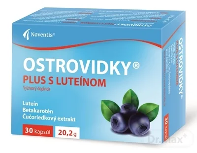 Noventis Ostrovidky Plus s luteínom 2×15 cps, výživový doplnok