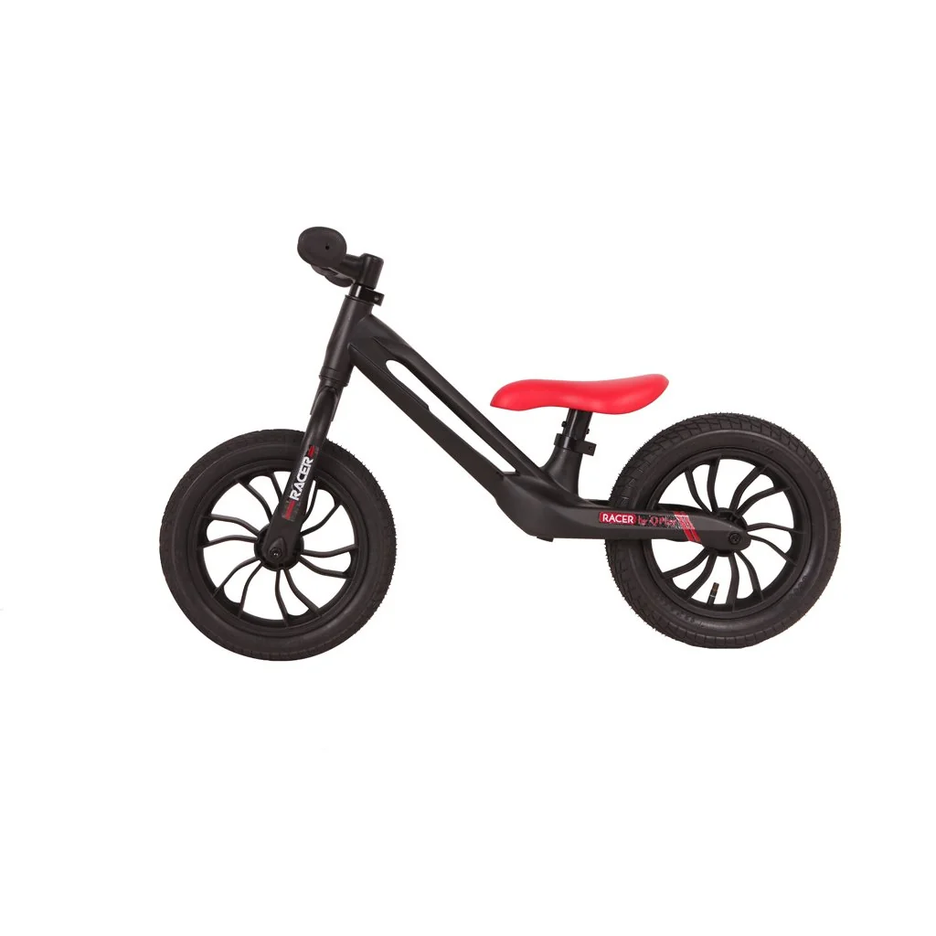 Odrážadlo Racer air (Titanium) Black/ Red, vek 3 - 6 rokov, do 30 kg