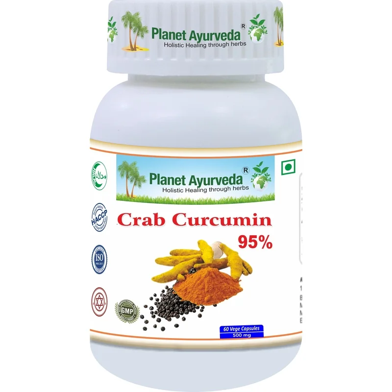 Crab Curcumin 95% - Protizápalové a antioxidačné účinky 60 kapsúl