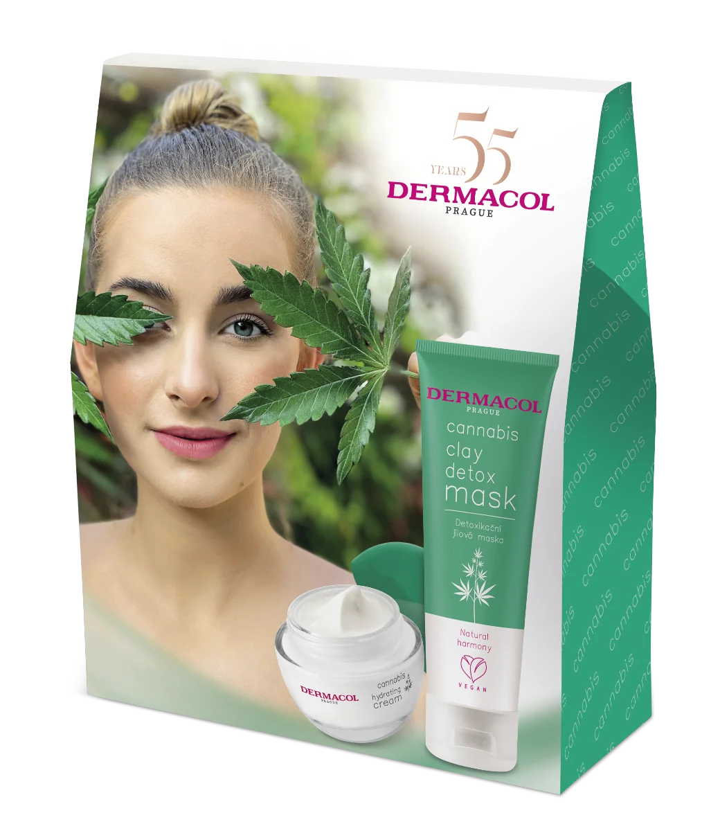 Dermacol darčekové balenie Cannabis I. 1×1 set, kozmetické darčekové balenie