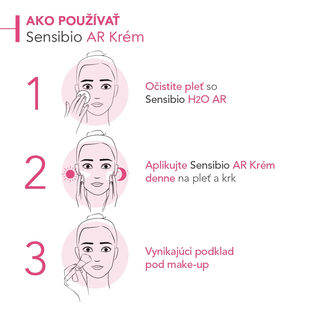 BIODERMA Sensibio AR krém na citlivú začervenanú pleť a rosaceu 1×40 ml, pleťový krém