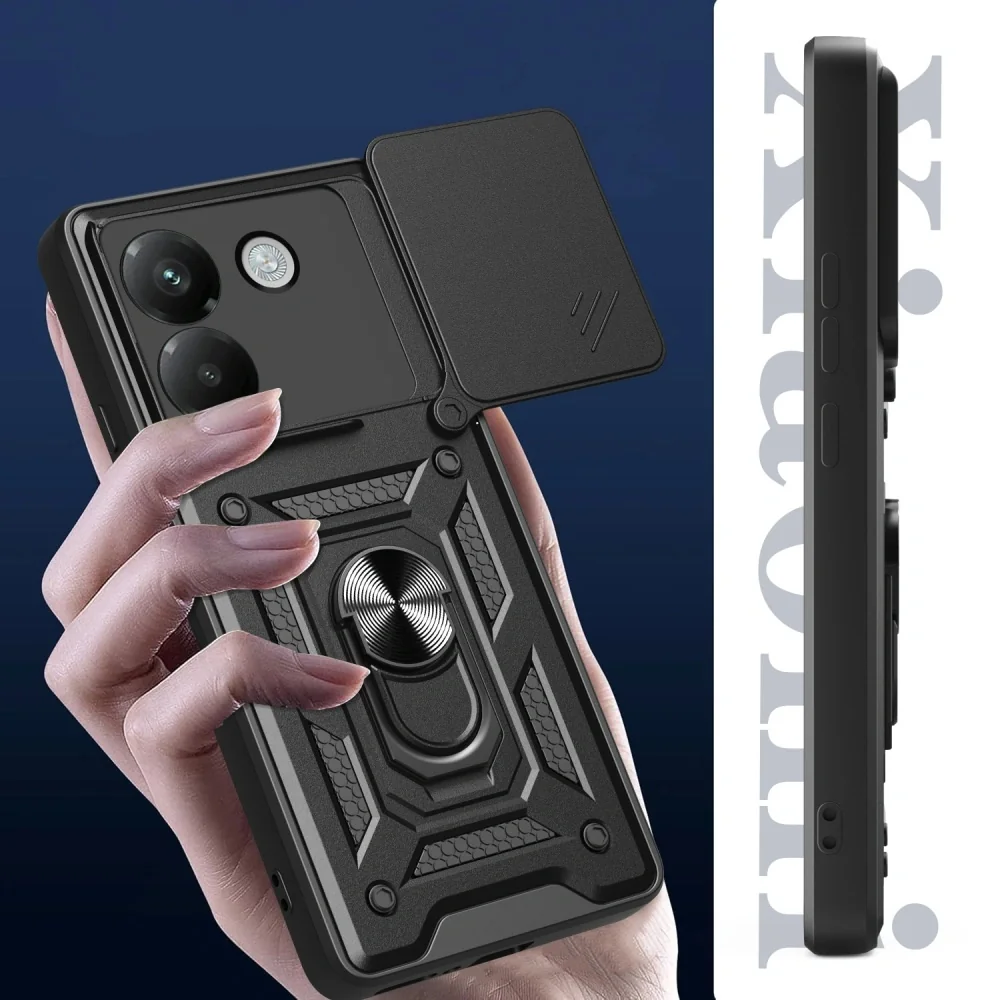 Tech-Protect Camshield kryt na Xiaomi Poco M7 Pro 5G, čierny