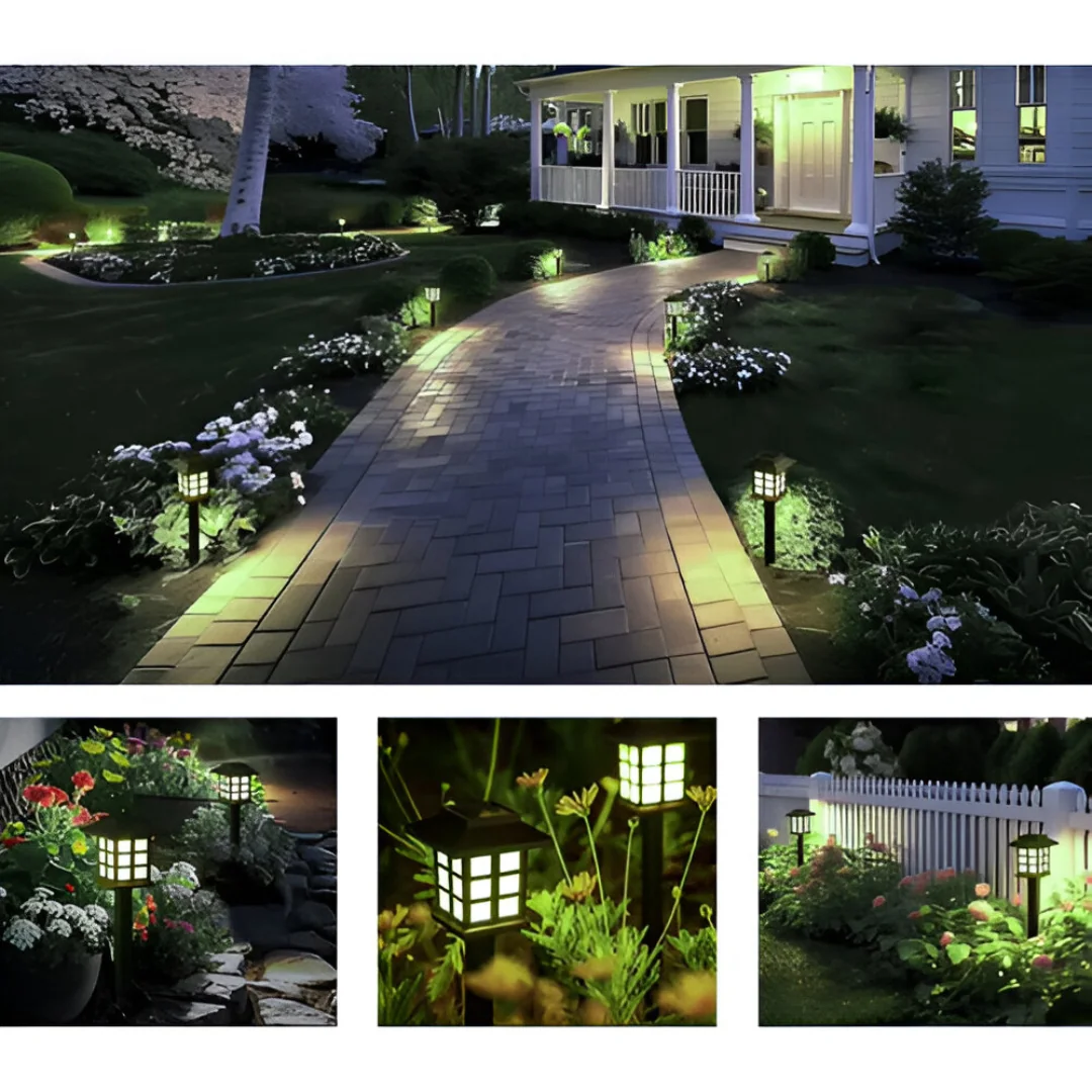 MG Garden Lamp V2 solárna lampa 6ks, čierna