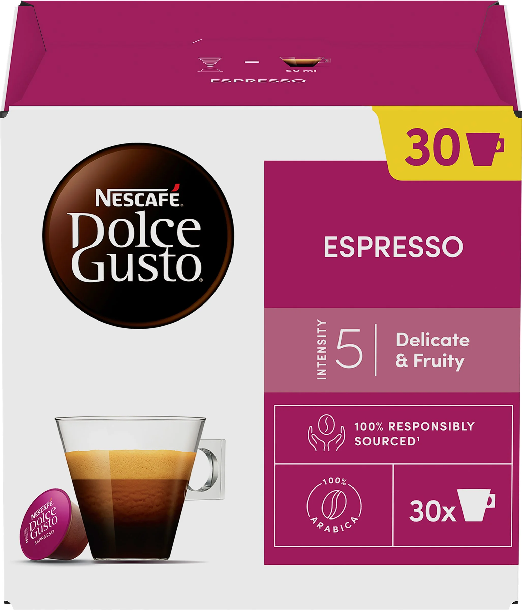 Nescafé Kapsule Dolce Gusto Espresso 1×30 ks, kávové kapsuly