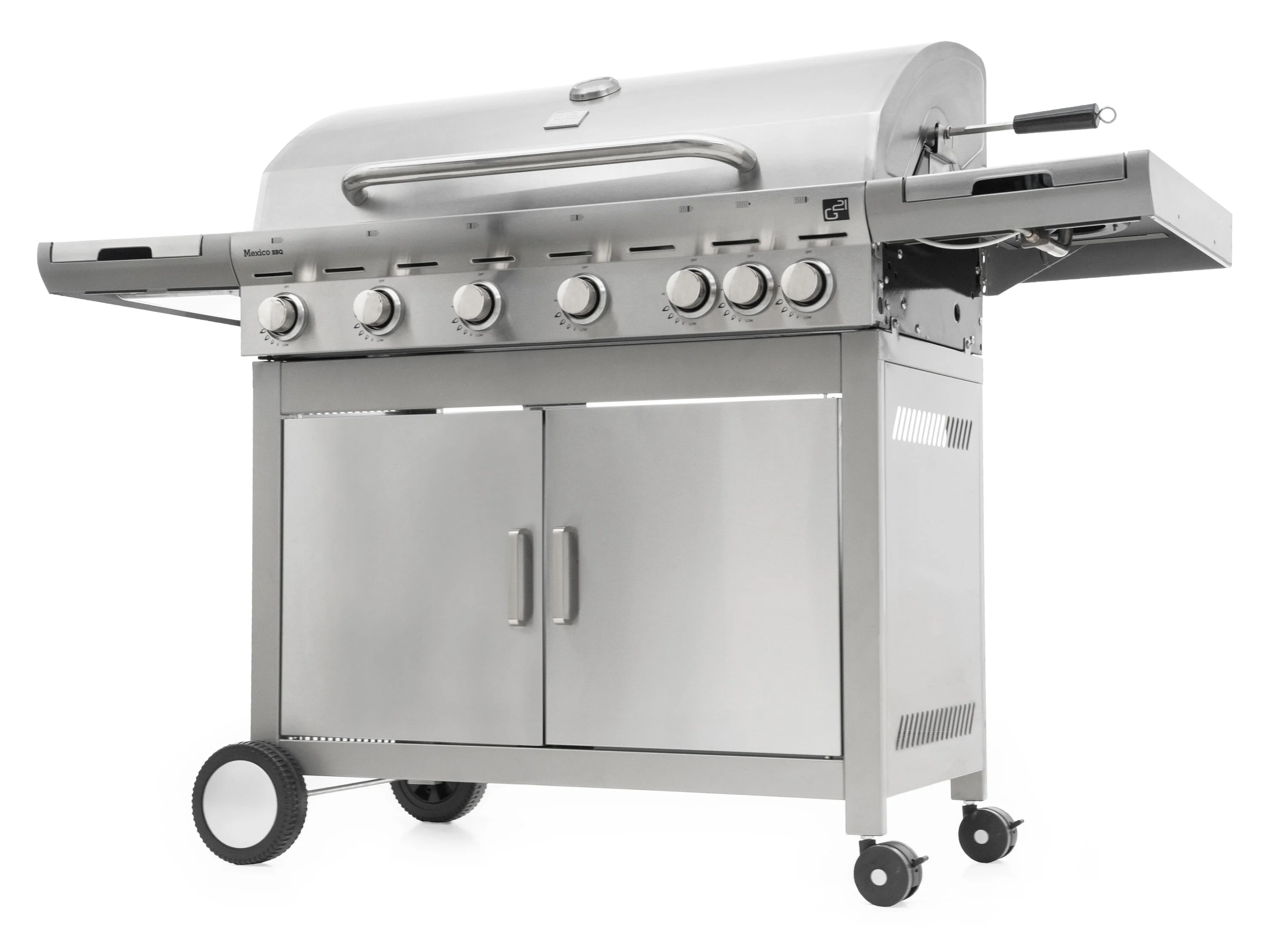 Plynový gril G21 Mexico BBQ Premium line, 7 horákov + zadarmo redukčný ventil GAH-6ED