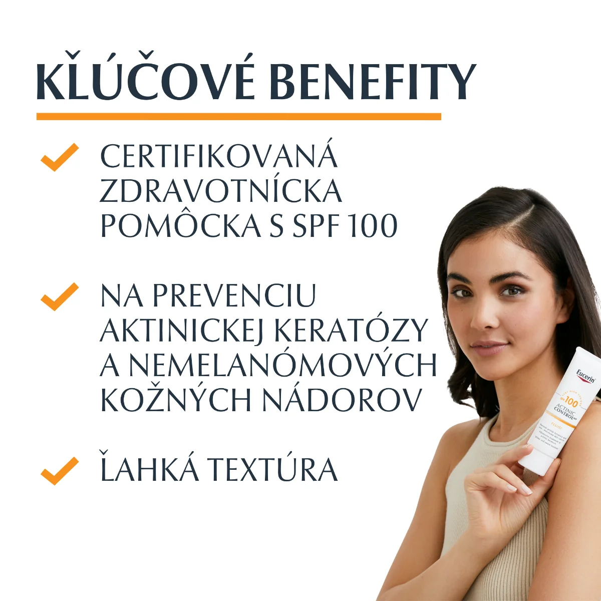 Eucerin Actinic Control MD SPF 100 1×80 ml, emulzia