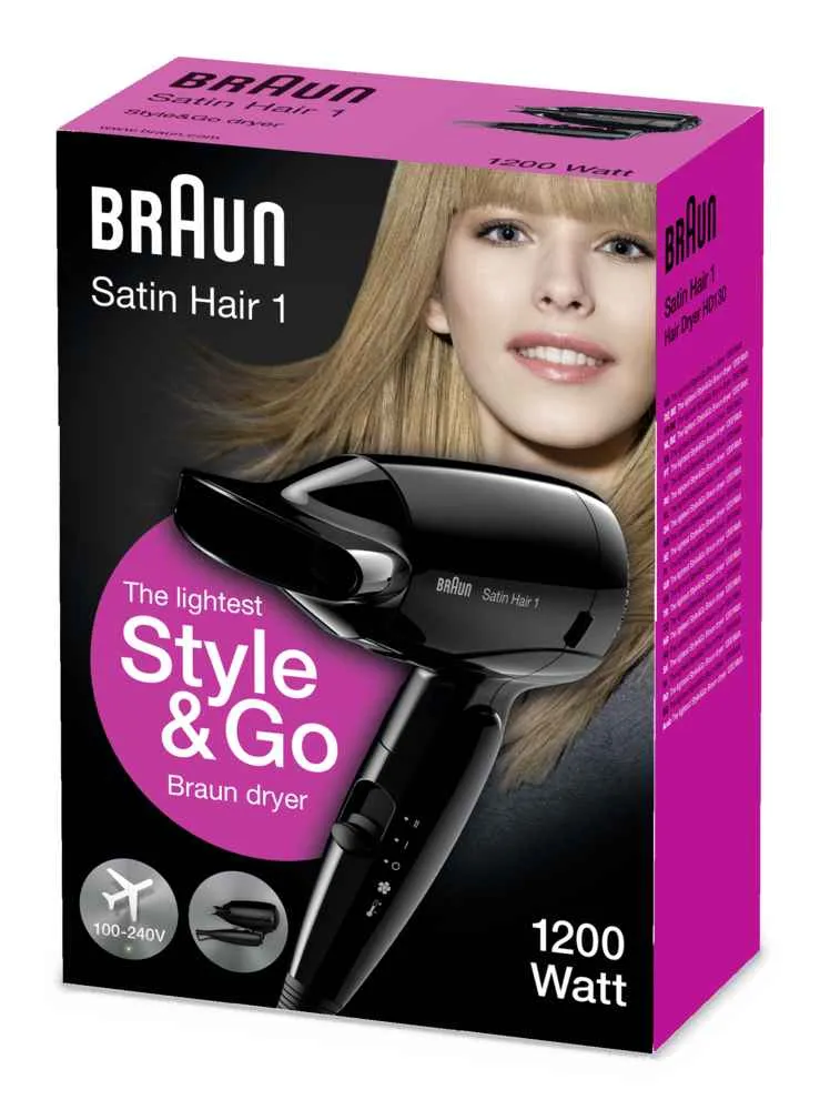 Braun Satin Hair 1 Hd 130 To Go 1ks 1×1 ks fén