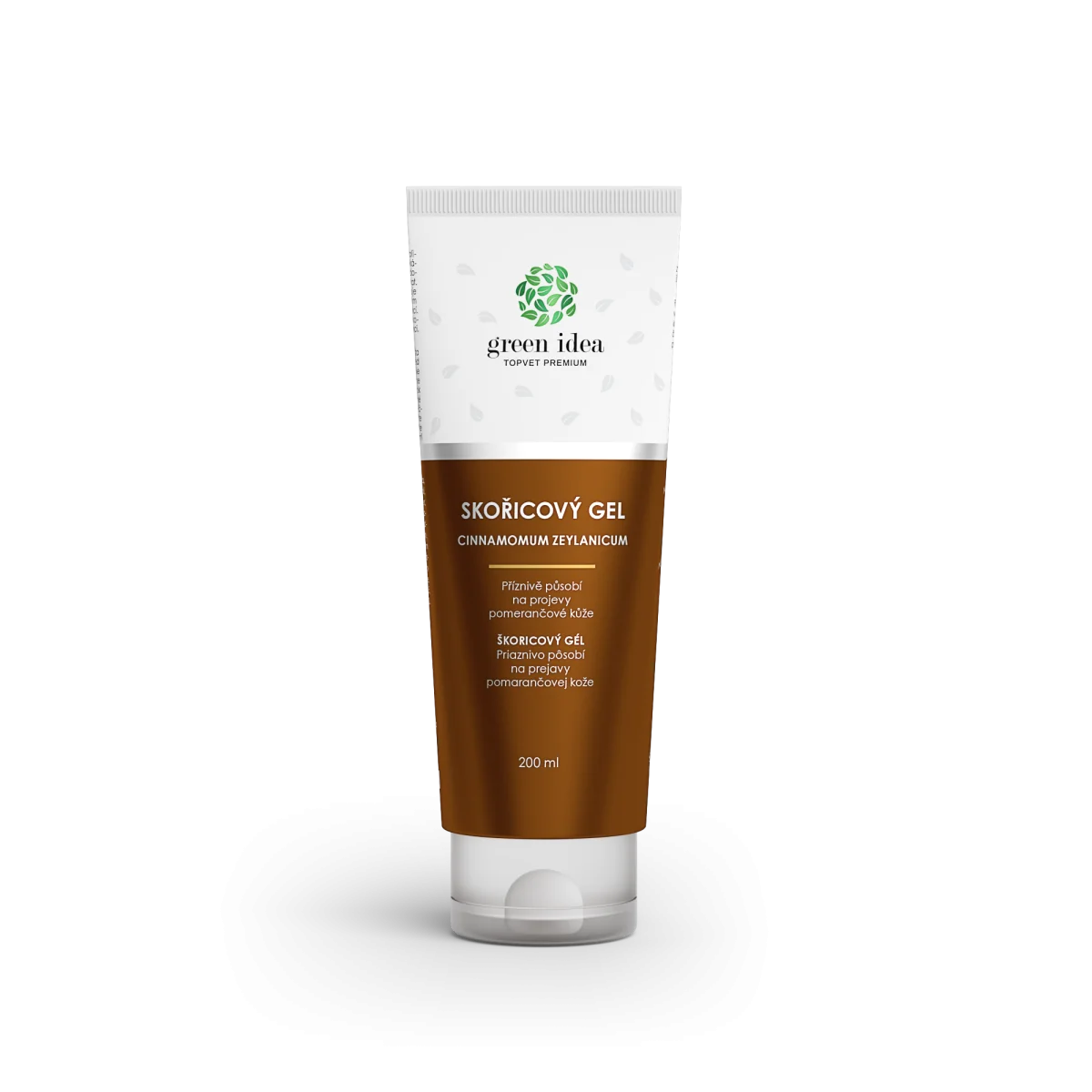 Škoricový masážny gél v tube 200 ml - Green idea