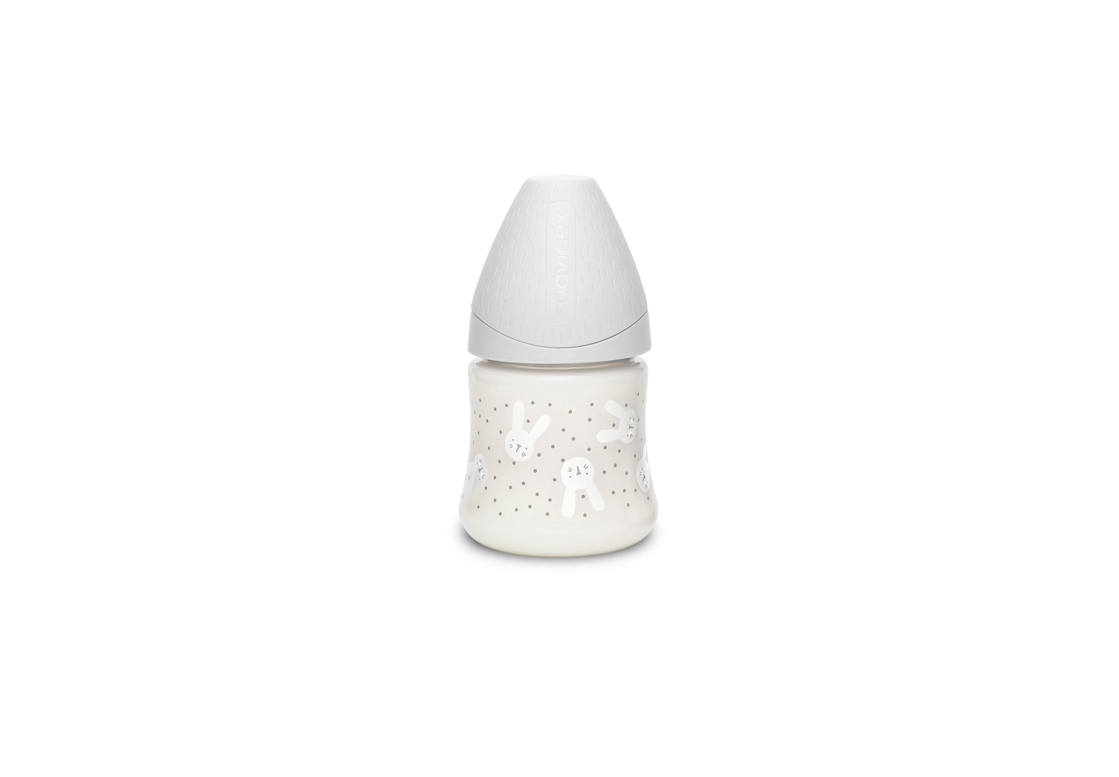 Suavinex Prem Flasa 150ml S Hygge Kralik Siva 1×1 ks, fľaša
