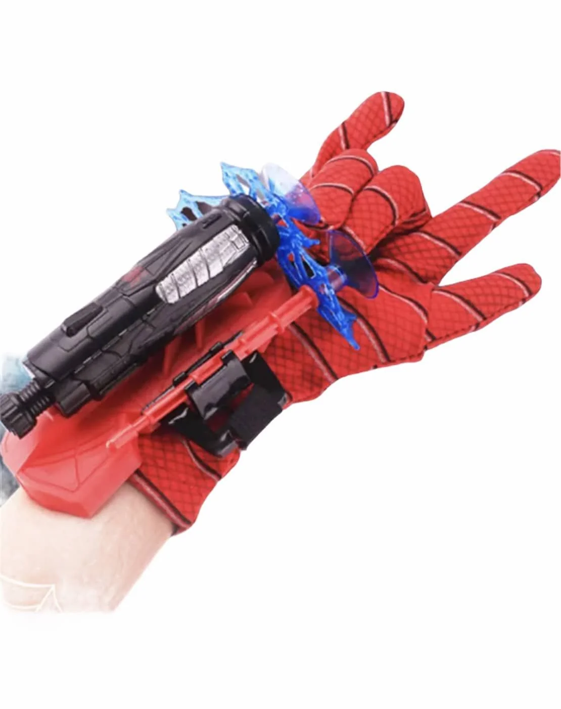 Detské rukavice v štýle Spidermana s vystreľovačom šípok