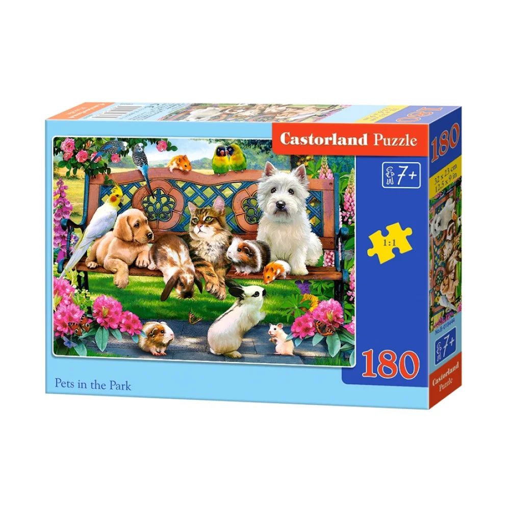 Castorland Puzzle Maznáčikovia v parku 180 dielikov-KIK