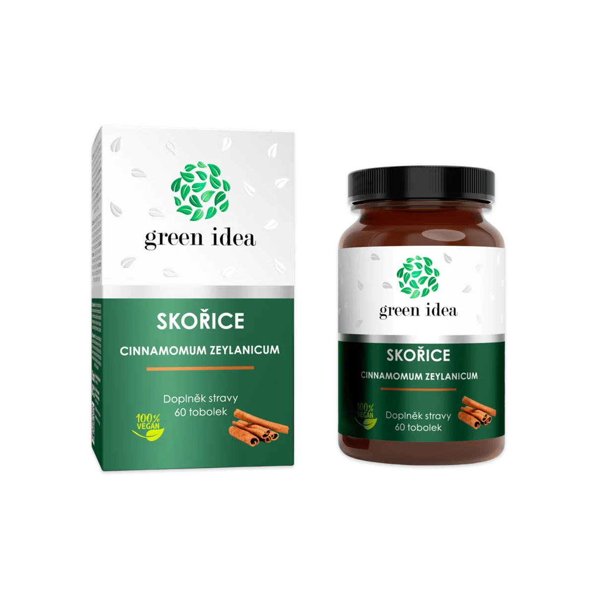 Škorica – 60 kapsúl – Green idea