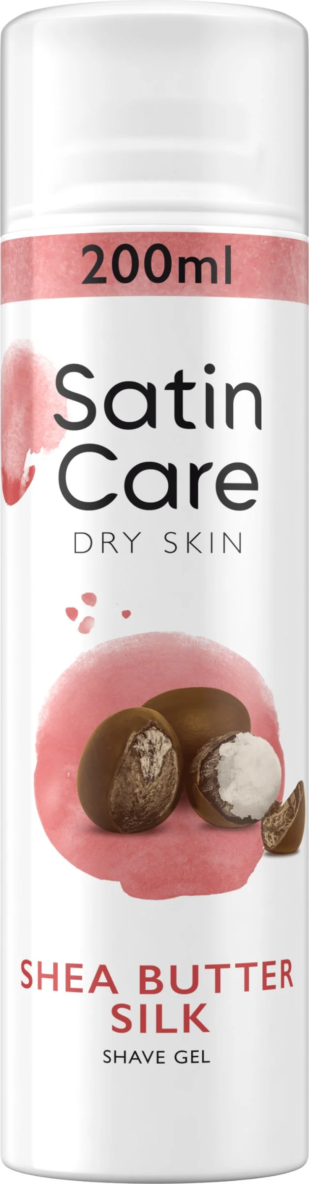 Satin Care Gel 200ml Dry skin 1×200 ml, dámsky gél na holenie