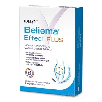 Idelyn Beliema Effect PLUS 1×7 ks, vaginálne tablety