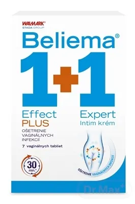Beliema Effect PLUS 7tbl + Expert Intim krém 30ml 1×1 set, kozmetika na intímnu starostlivosť