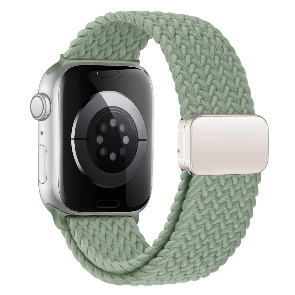 Tech-Protect Nylon Mag remienok na Apple Watch 40/41/42mm, pistachio