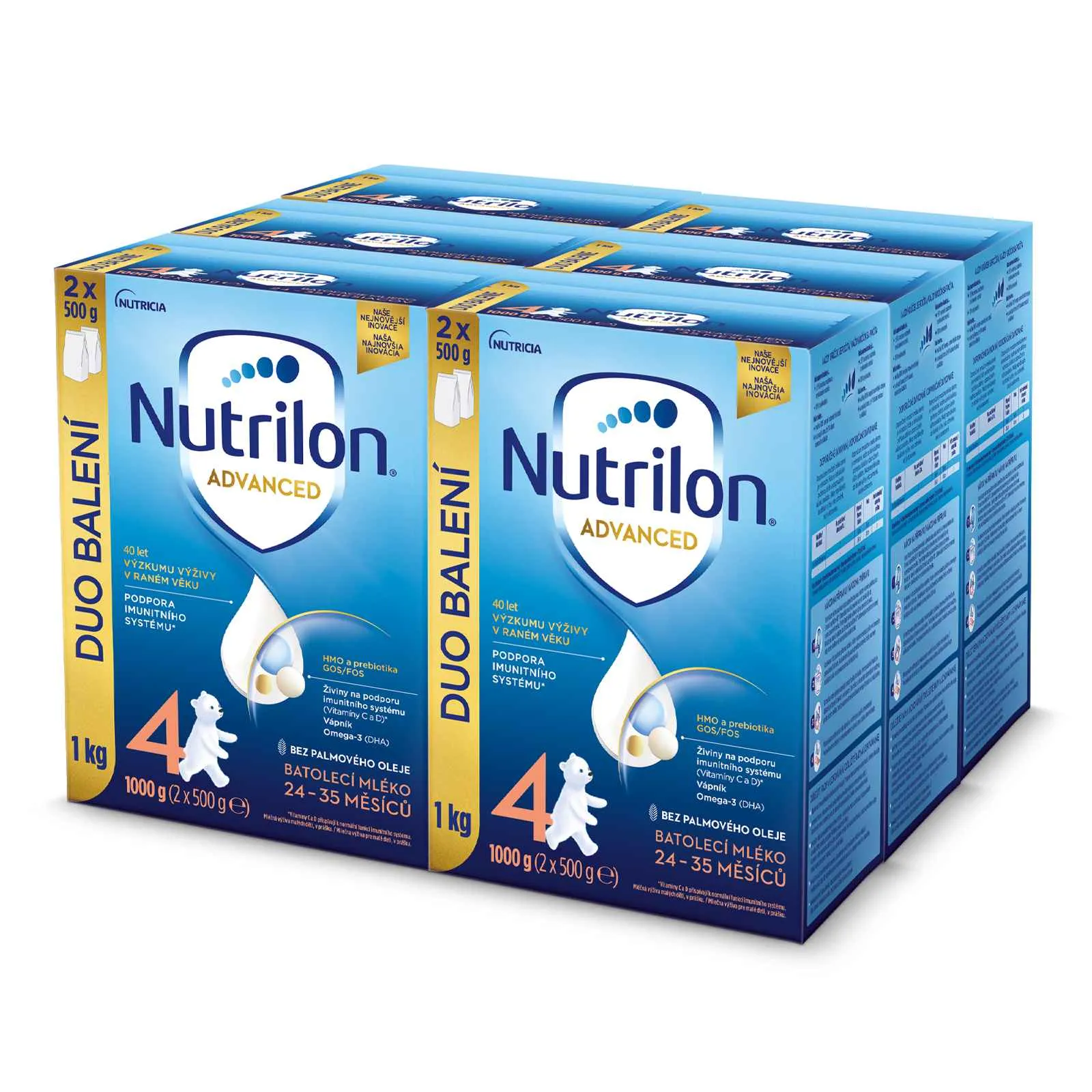 Nutrilon Advanced 4 6×1000 g, dojčenské mlieko