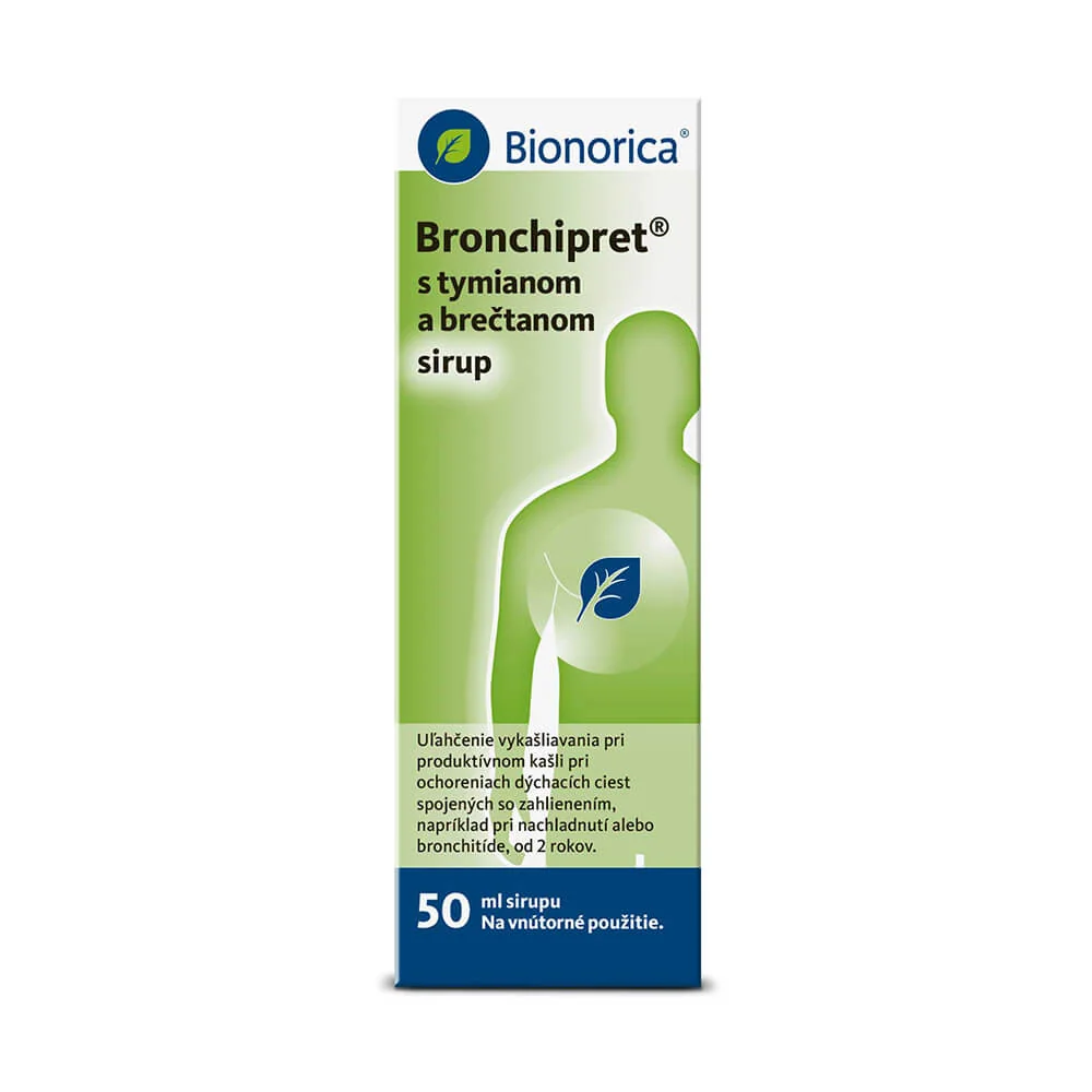 Bronchipret sirup 1×50 ml, liečivo