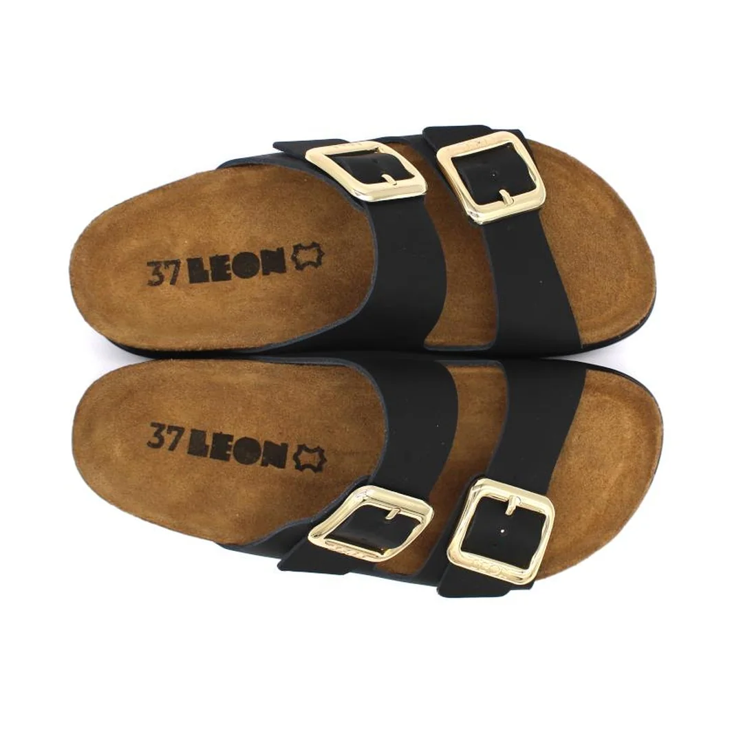 Leon 6010 Dámska zdravotná kožená obuv s prackou 36 - 23,5cm, čierna, 3,5 cm