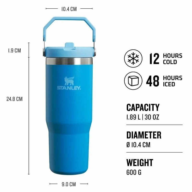 STANLEY IceFlow Flip Straw Tumbler 0.89L Azure