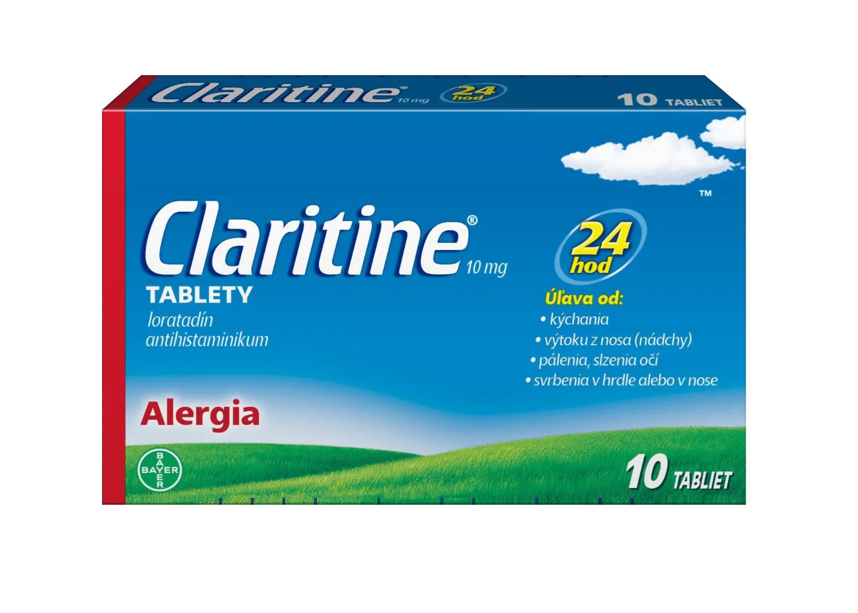 CLARITINE 10 mg 1×10 tbl, liek