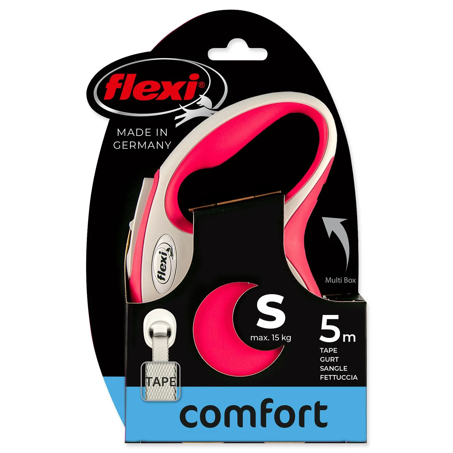 Vodítko Flexi New Comfort páska S červené 5m