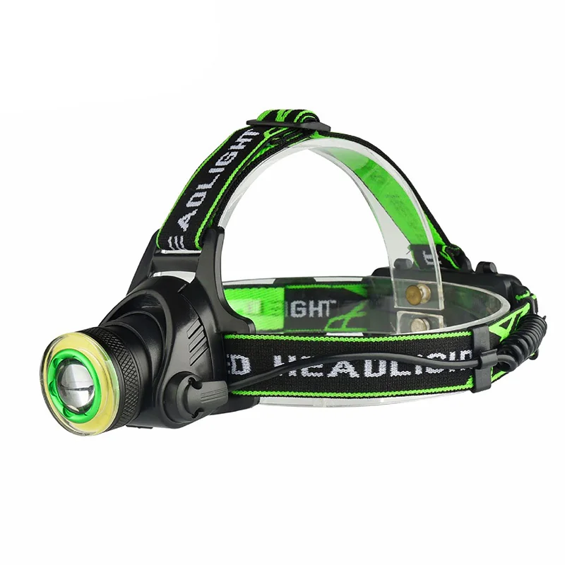 MG LC2 LED čelovka, čierna/zelená