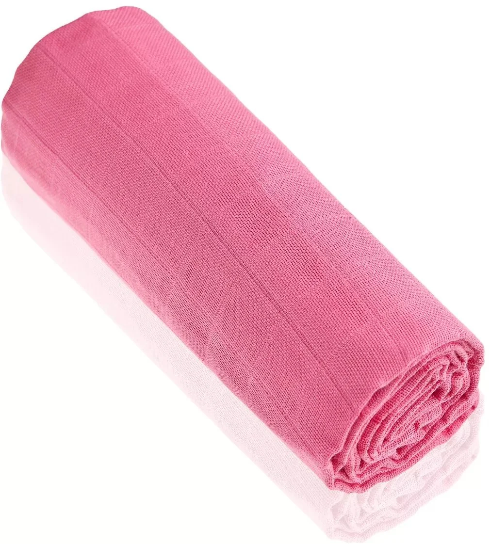 T-TOMI BIO Bambusová osuška Pink 1×1 ks, bambusová osuška