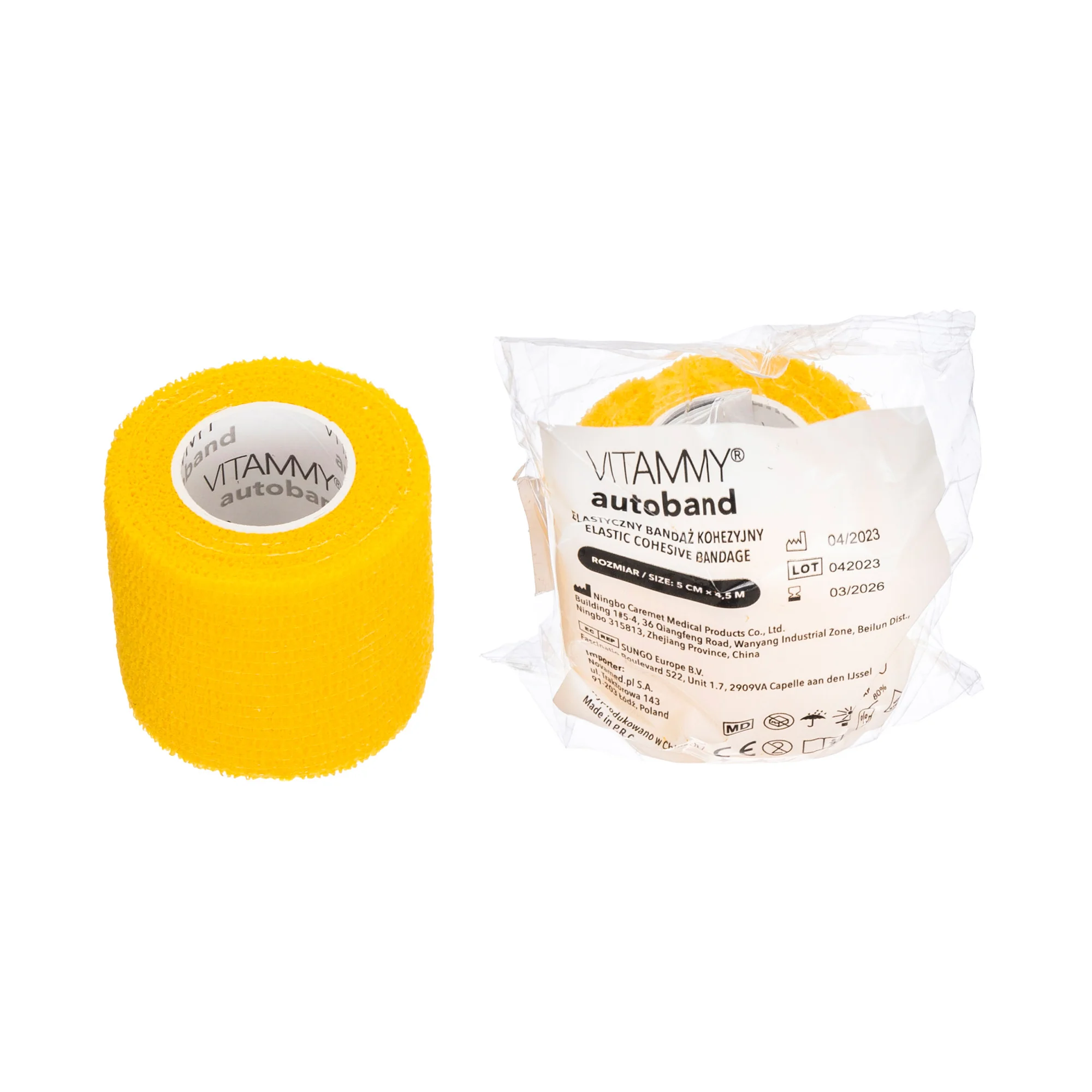 VITAMMY Autoband samolepiaca bandáž žltá 5 cm x 450 cm