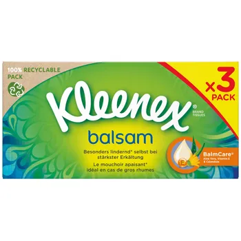 KLEENEX Balsam Box Triplo 3x64 ks 1×1 ks