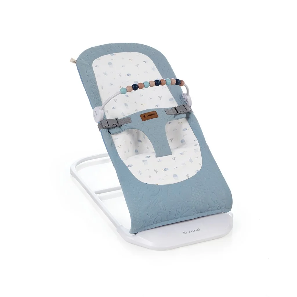 Lehátko pohupujúce ergonomické Baluu, od 0+ do 9kg, Lazuli Blue