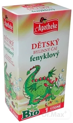 APOTHEKE BIO DETSKÝ BYLINNÝ ČAJ FENIKLOVÝ 20×1,5 g (30 g), detský čaj