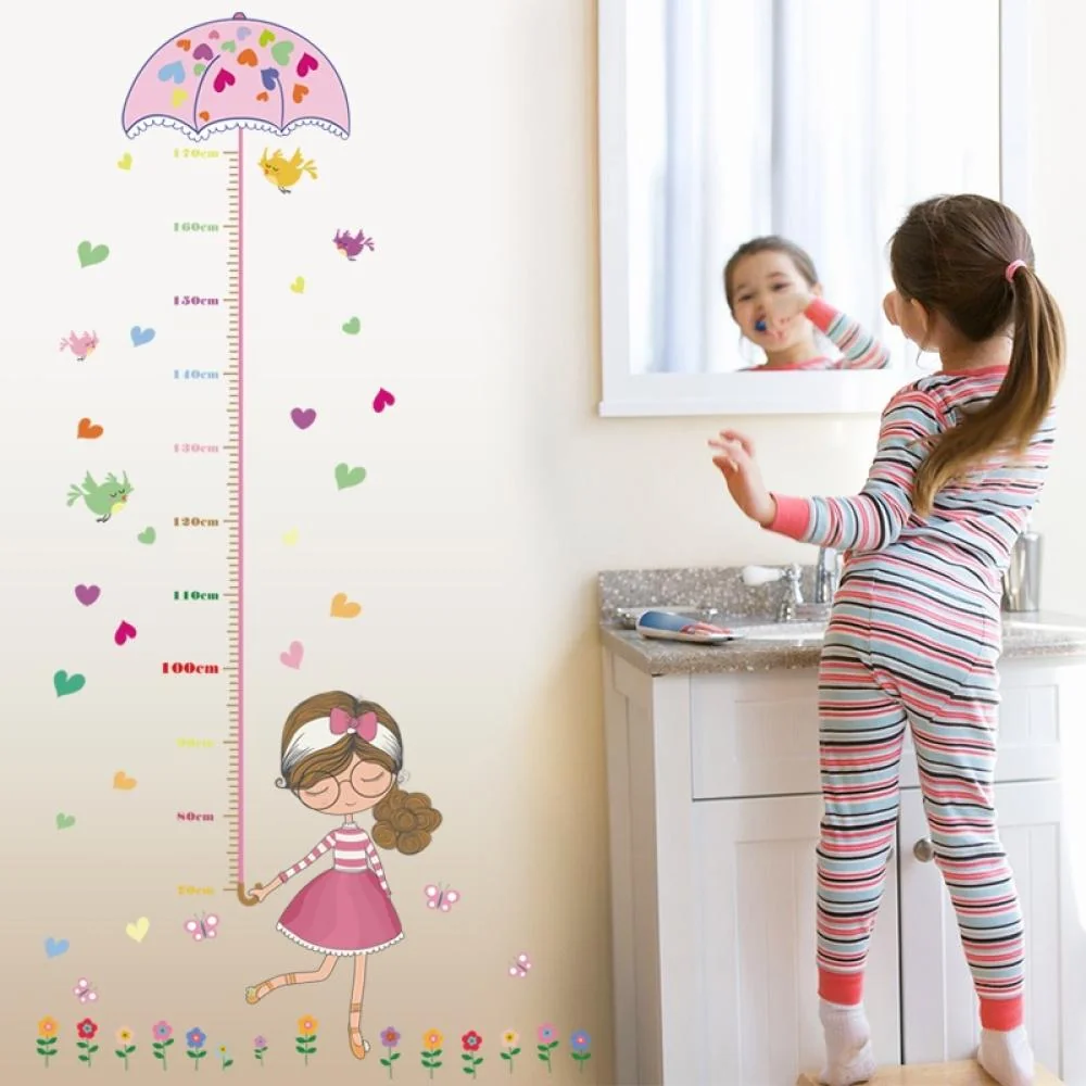 Samolepka na stenu/Tapeta Meter Little girl