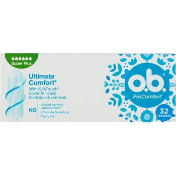 O.b. PC Super plus 1×32 ks, hygienické tampóny