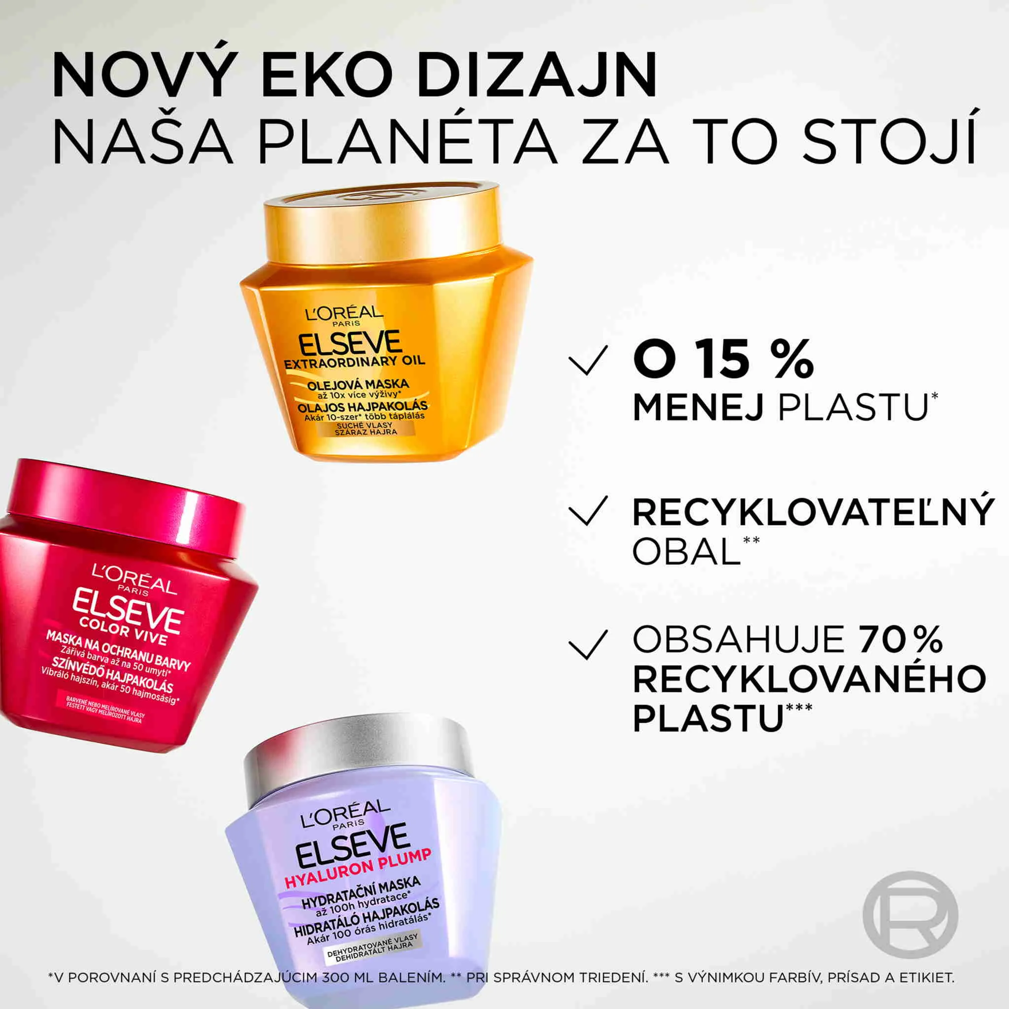L'Oréal Paris Elseve Glycolic Gloss Maska pre žiarivé vlasy, 300ml 300 ml