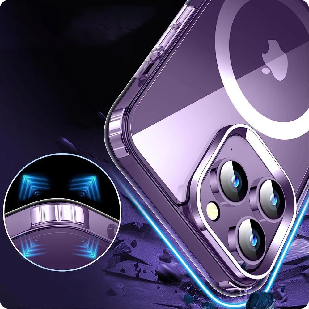Tech-Protect FlexAir MagSafe kryt na iPhone 15, priesvitný