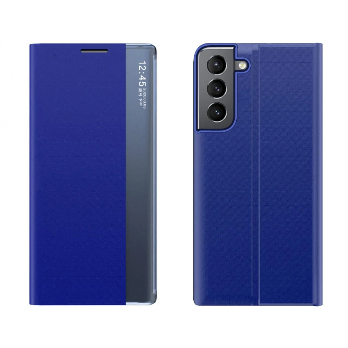 MG Sleep Case knižkové puzdro na Samsung Galaxy A54 5G, modré