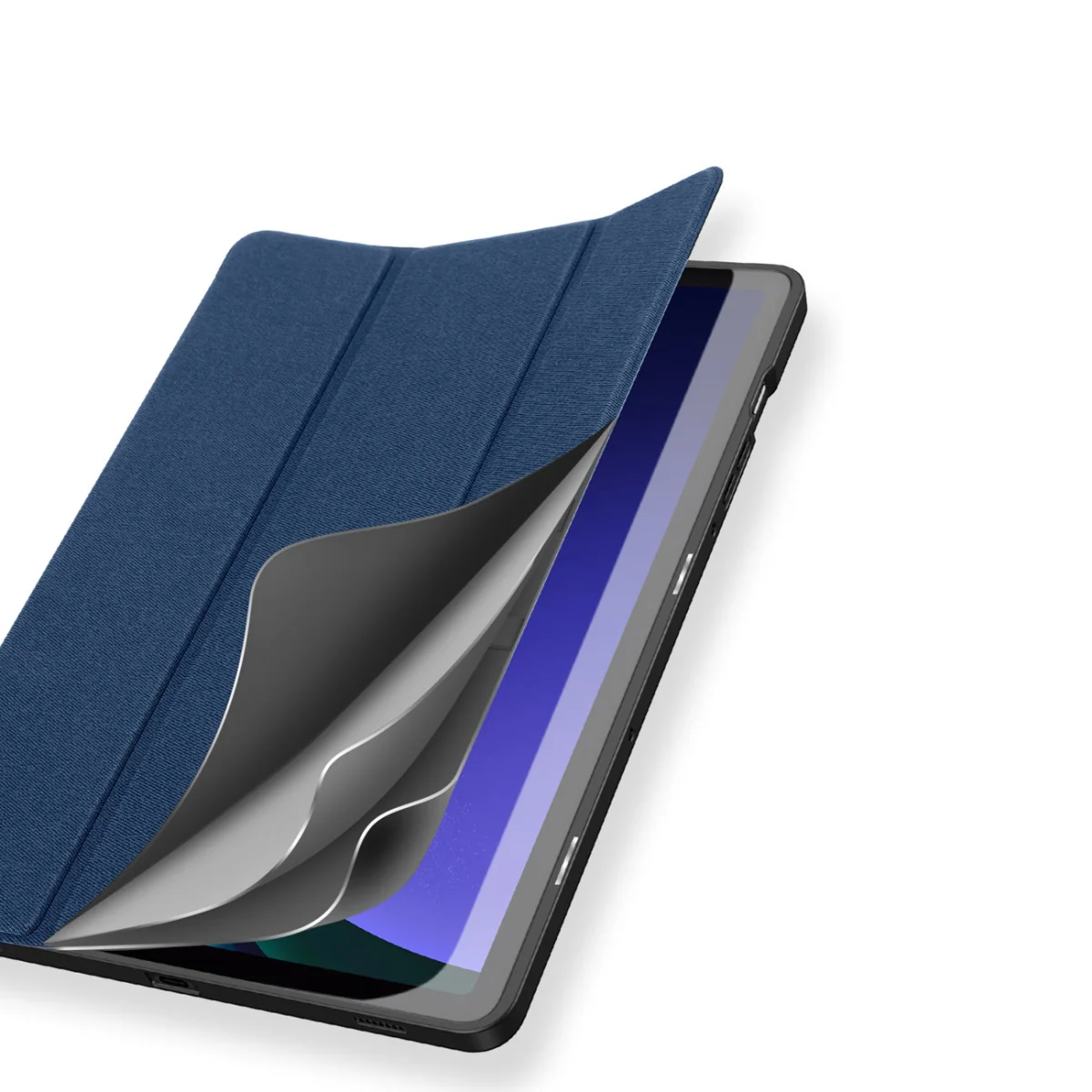Dux Ducis Domo puzdro na Samsung Galaxy Tab S9 FE modré