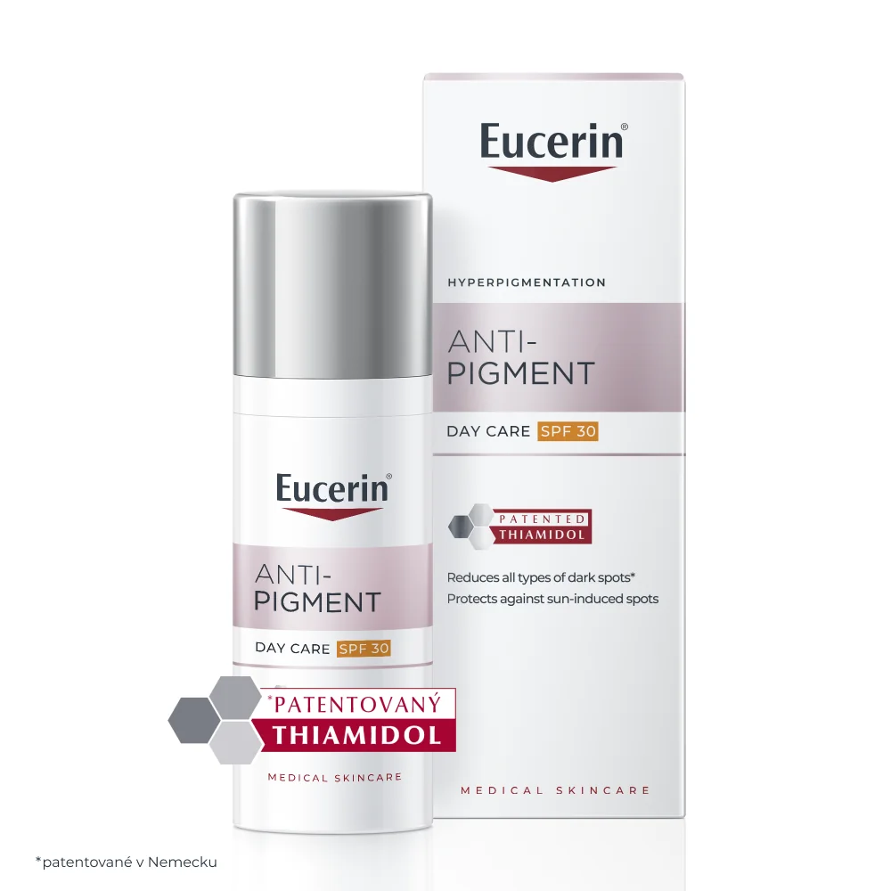 Eucerin ANTI-PIGMENT Denný krém SPF 30 1×50 ml, hyperpigmentácia pleti