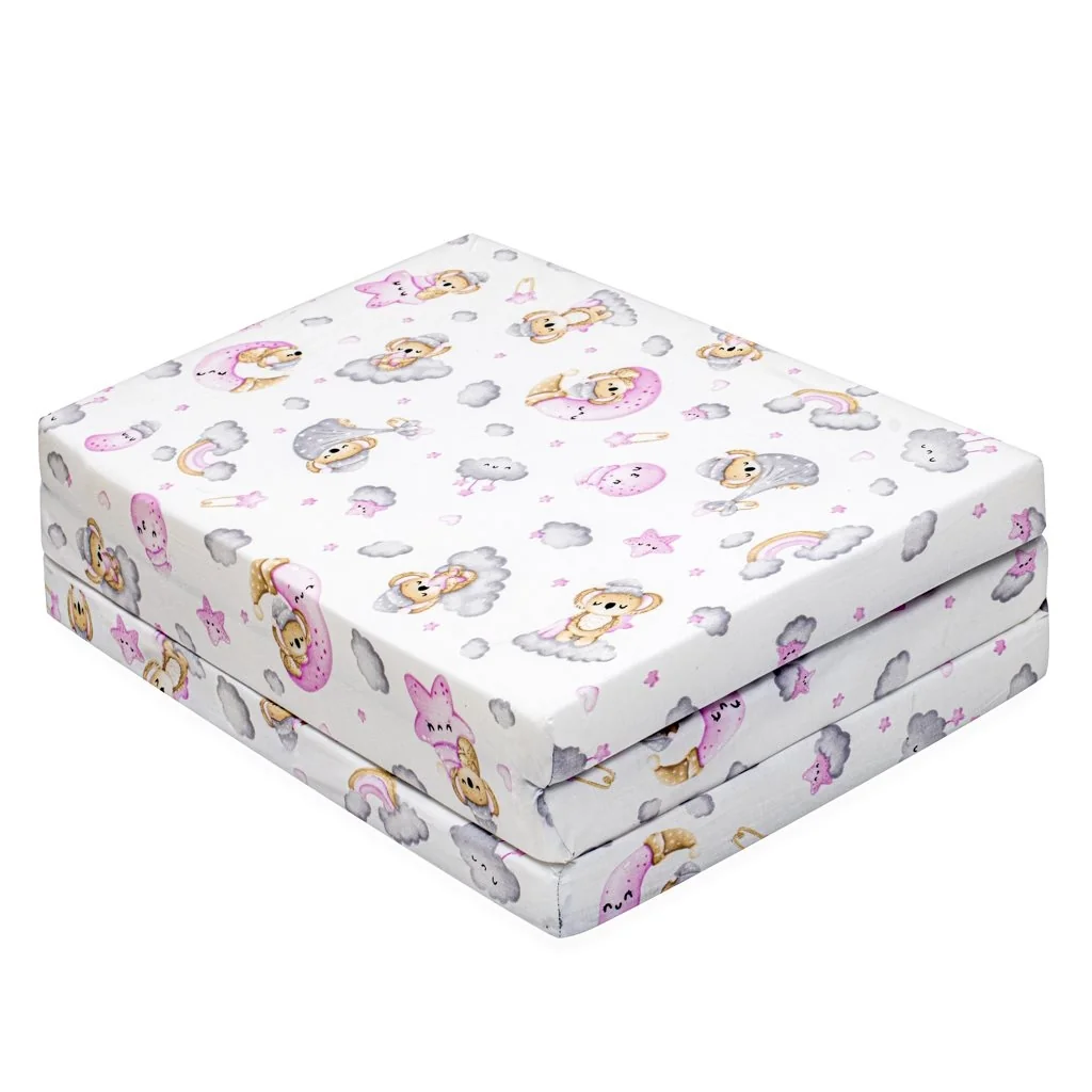 Skladacia matrac do postieľky New Baby STANDARD 120x60x5 cm koala