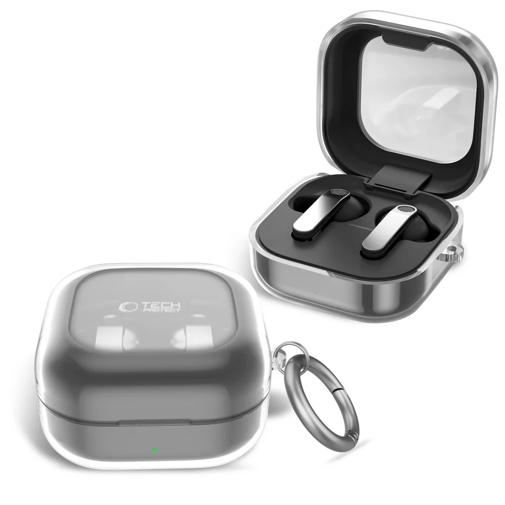 Tech-Protect FlexAir kryt na Samsung Galaxy Buds 4 / 4 Pro, priesvitný