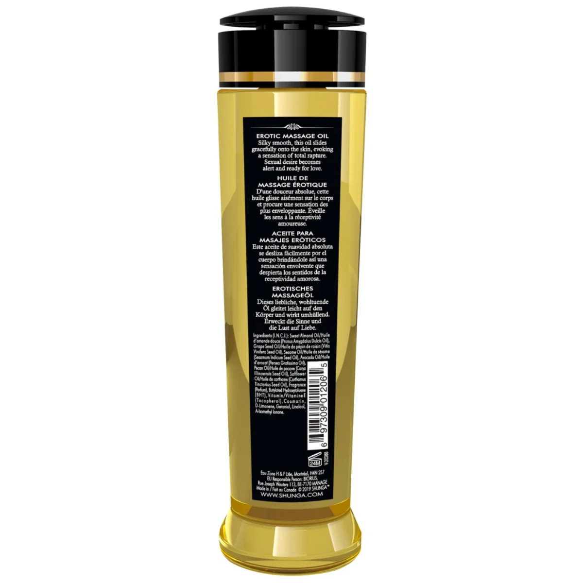 Shunga Sensation erotický masážny olej Levanduľa 240ml