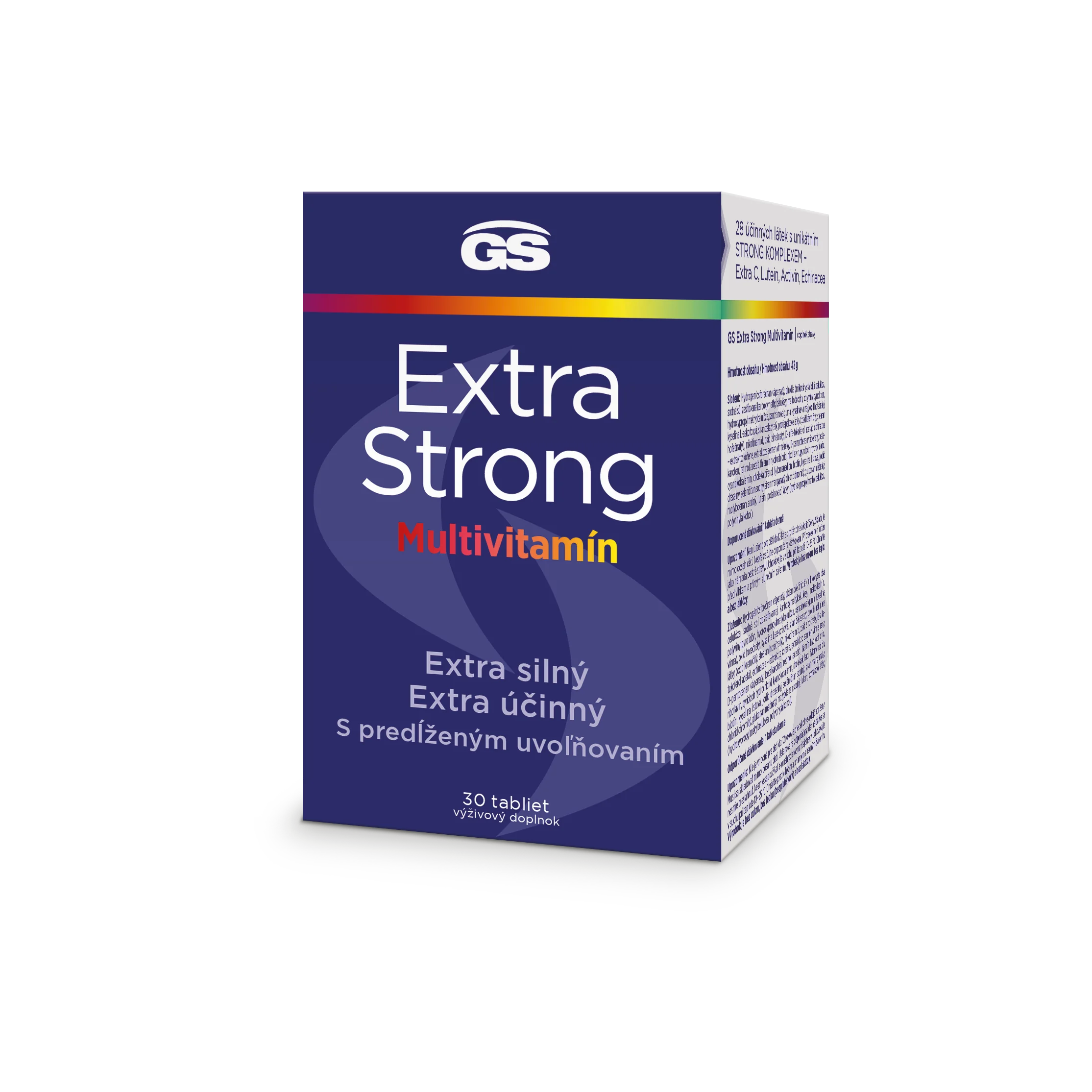 GS Extra Strong Multivitamín, 30 tbl 1×30 tbl, výživový doplnok