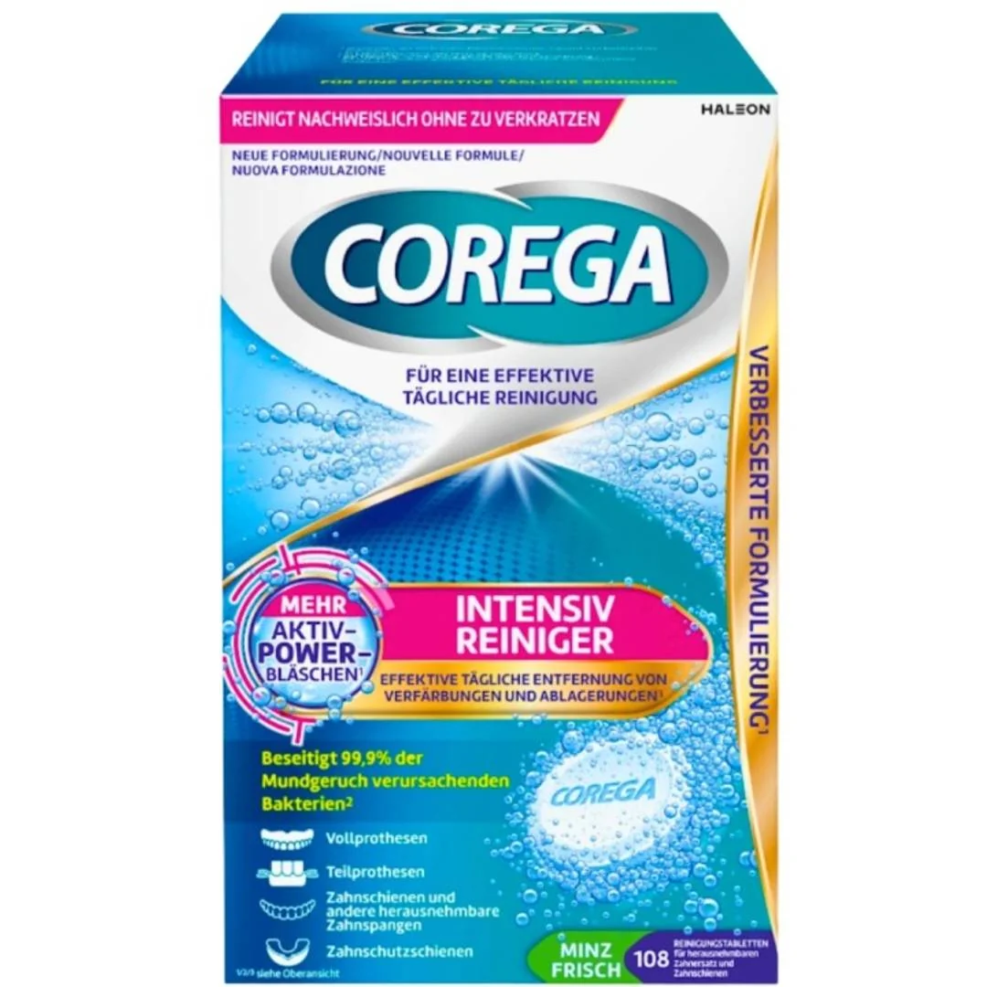 COREGA Intensiv Reiniger čistiace tablety 4v1 108ks
