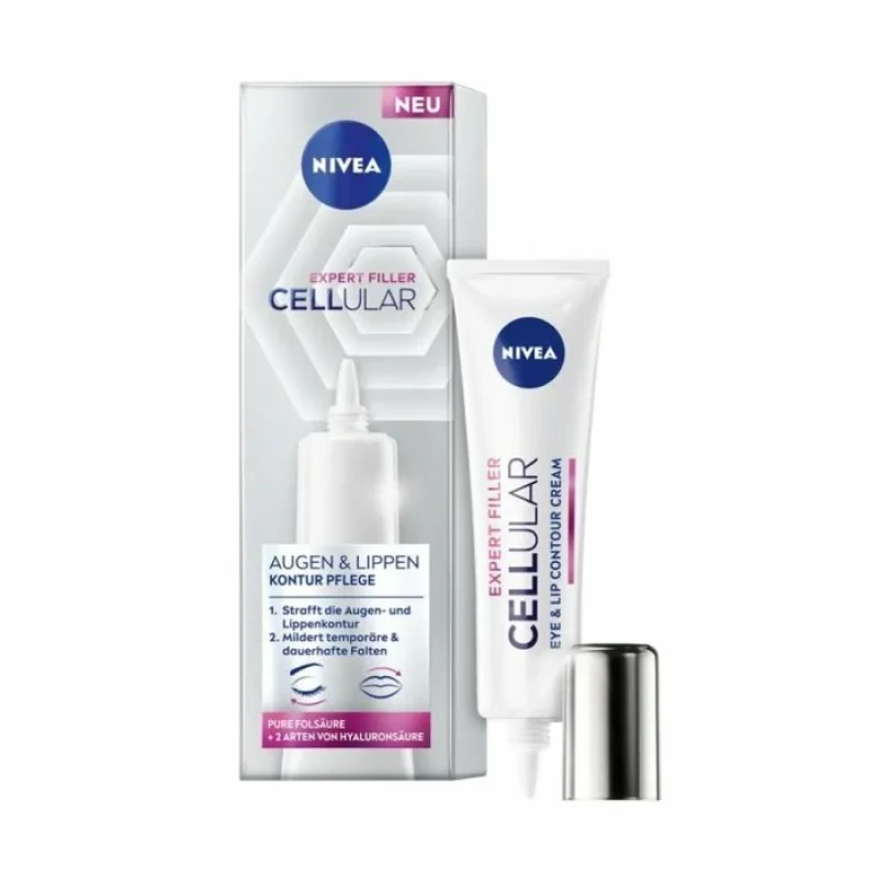 Nivea Cellular Expert Filler krém na kontúry očí a pier 15 ml