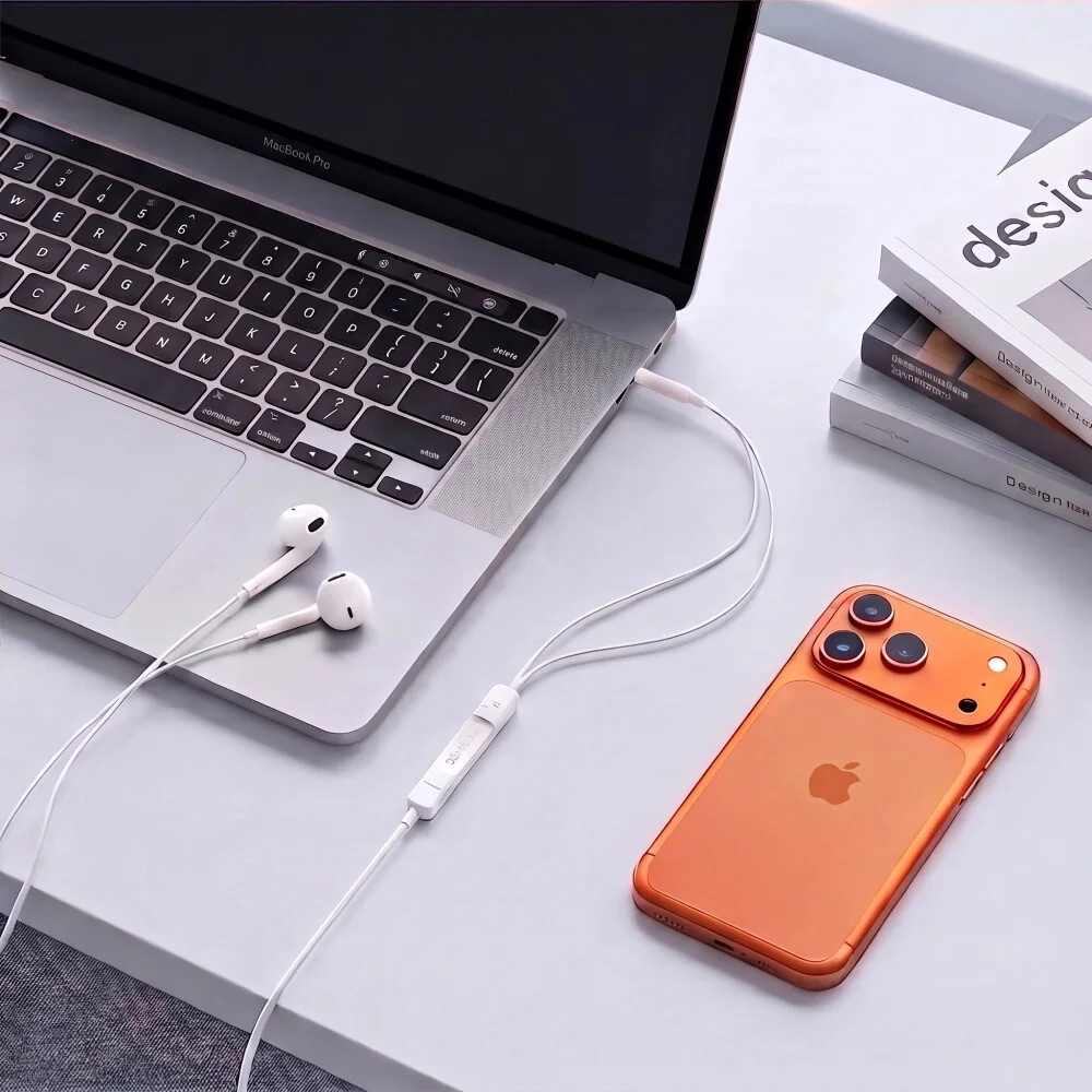 Tech-Protect Core G4 slúchadlá do uší 3.5mm mini jack, biele