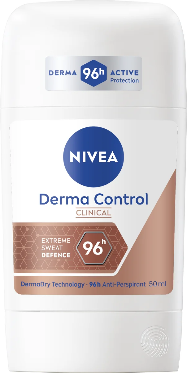 Nivea Tuhý AP Derma Dry Control 1×50 ml, antiperspirant