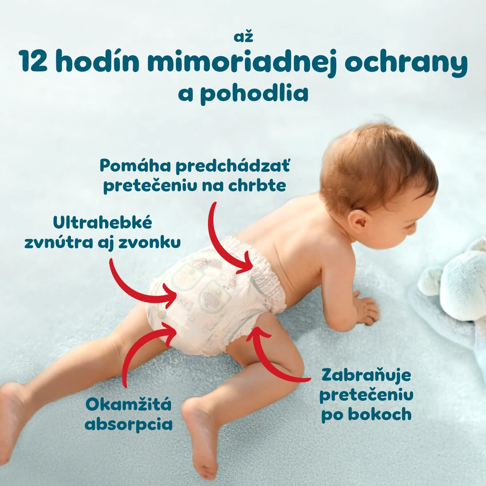 Pampers Premium Care Pants plienkové nohavičky veľkosť 4, 9kg-15kg 94 ks